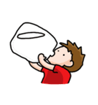 カンフー子供とカンフー豚（個別スタンプ：2）