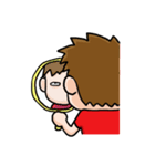 カンフー子供とカンフー豚（個別スタンプ：8）