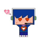 Light blue great and Pink（個別スタンプ：23）