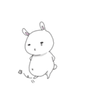 うさぎのららちゃん（個別スタンプ：21）