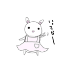 うさぎのららちゃん（個別スタンプ：35）