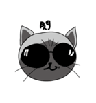 a iife of fat siames cat（個別スタンプ：24）
