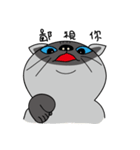 a iife of fat siames cat（個別スタンプ：35）