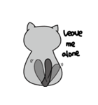 a iife of fat siames cat（個別スタンプ：36）
