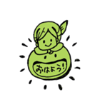 みどりのみかちゃん（個別スタンプ：3）