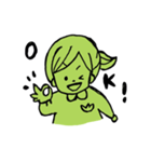 みどりのみかちゃん（個別スタンプ：5）