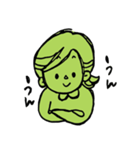 みどりのみかちゃん（個別スタンプ：21）