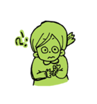 みどりのみかちゃん（個別スタンプ：35）