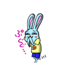 「世の中ちょろい」うさぎ（個別スタンプ：3）