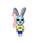 「世の中ちょろい」うさぎ（個別スタンプ：5）