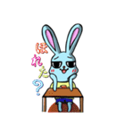 「世の中ちょろい」うさぎ（個別スタンプ：19）