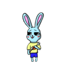 「世の中ちょろい」うさぎ（個別スタンプ：36）