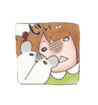 ふうちゃんとくまおの日常（個別スタンプ：23）