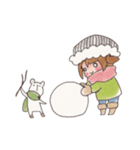 ふうちゃんとくまおの日常（個別スタンプ：37）