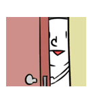 「ヒト」と「ネコ」（個別スタンプ：10）
