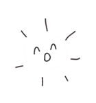 手書き風の会話に便利なスタンプ^o^（個別スタンプ：3）