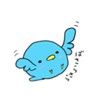幸せの青い鳥ちゃんズ（個別スタンプ：5）