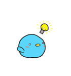幸せの青い鳥ちゃんズ（個別スタンプ：6）