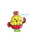 Chickling ＆ Apple Bear（個別スタンプ：6）