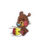 Chickling ＆ Apple Bear（個別スタンプ：15）