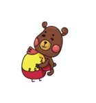 Chickling ＆ Apple Bear（個別スタンプ：30）