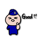 空自のくぅちゃん（個別スタンプ：4）
