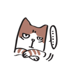 Cat say！-Working is hard（個別スタンプ：13）