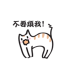 Cat say！-Working is hard（個別スタンプ：31）