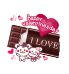 チョコくま☆バレンタインLOVEスペシャル（個別スタンプ：1）