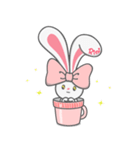 Rini Rabbit in a cup（個別スタンプ：4）