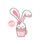 Rini Rabbit in a cup（個別スタンプ：9）