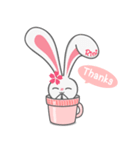Rini Rabbit in a cup（個別スタンプ：12）