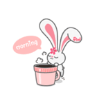 Rini Rabbit in a cup（個別スタンプ：14）