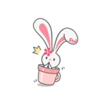 Rini Rabbit in a cup（個別スタンプ：16）