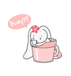 Rini Rabbit in a cup（個別スタンプ：17）
