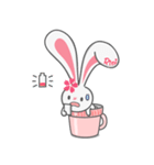 Rini Rabbit in a cup（個別スタンプ：18）