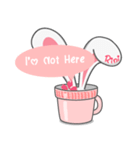 Rini Rabbit in a cup（個別スタンプ：27）