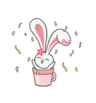 Rini Rabbit in a cup（個別スタンプ：33）