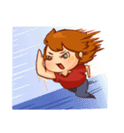 青年の元気で幸せを伝えよう！（個別スタンプ：21）