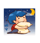 青年の元気で幸せを伝えよう！（個別スタンプ：25）