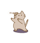 まるっとにゃんこの生態（個別スタンプ：12）