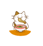 まるっとにゃんこの生態（個別スタンプ：38）
