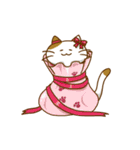 まるっとにゃんこの生態（個別スタンプ：40）