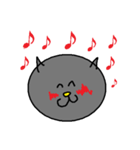 ねこ顔(チビ)（個別スタンプ：33）