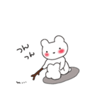 White bear  bear（個別スタンプ：8）