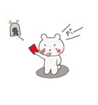 White bear  bear（個別スタンプ：24）