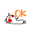 白いモフモフたち（個別スタンプ：2）
