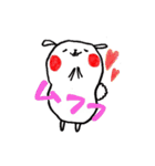 白いモフモフたち（個別スタンプ：36）