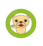 happy minidog（個別スタンプ：34）