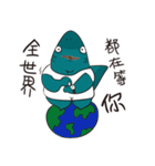 笑っシャーク（個別スタンプ：3）